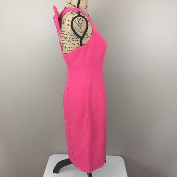 NWT Nordstrom 1901 Bow Back Pink Sheath Dress 8 10 - Picture 5 of 7